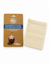 Cargar imagen en el visor de la galería, Filtro de té de algodón reutilizable