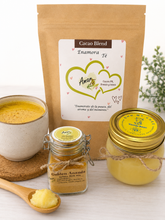 Load image into Gallery viewer, Combo Experiencia Dorada: Enamora Té, Golden Ananda & Ghee de Vainilla o Ghee Original