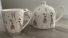 Load image into Gallery viewer, Teapot Set "Flower Woman"
