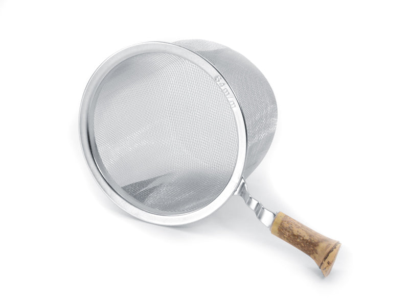 Colador de té mango de bamboo Medium