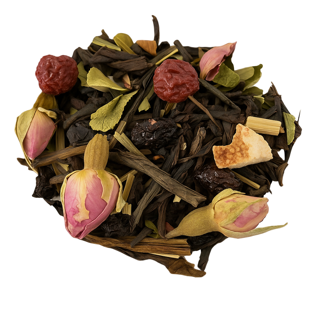 Sencha Black Tea, Fruits & Roses - ORGANIC CULTIVATION