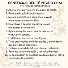 Cargar imagen en el visor de la galería, Chai- Black Tea &amp; Spices
