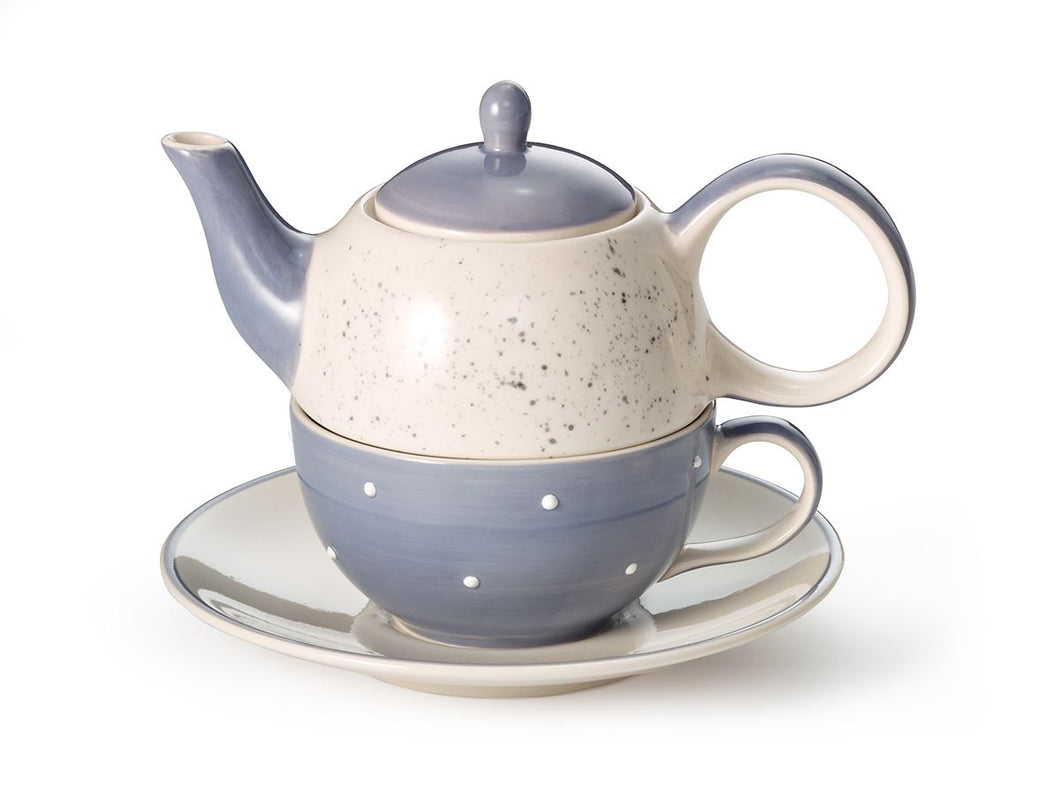 Tea Set for One Blue Sky