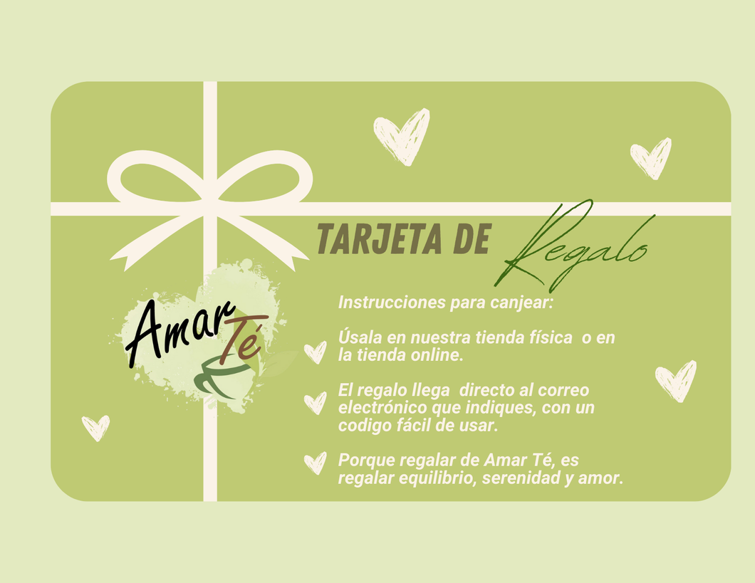 Tarjeta de Regalo Amar Té - Tea Boutique