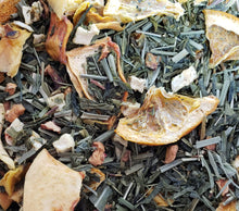 Load image into Gallery viewer, Te - Encanto; green tea, lemongrass, china, papaya, mango
